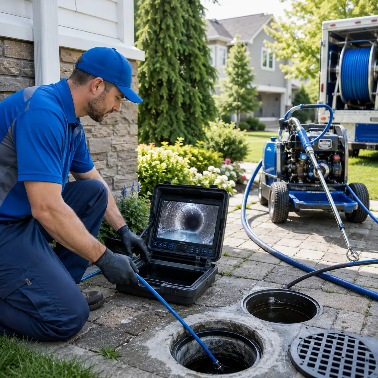 Outdoor drain cleaning professionals serving Columbus, AR